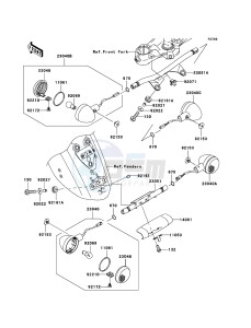 VN2000 VN2000A6F GB XX (EU ME A(FRICA) drawing Turn Signals