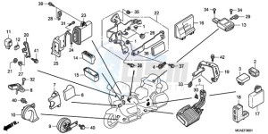 GL18009 SI / AB NAV - (SI / AB NAV) drawing CONTROL UNIT (AIRBAG)