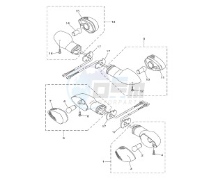 YBR 125 drawing FLASHER LIGHT