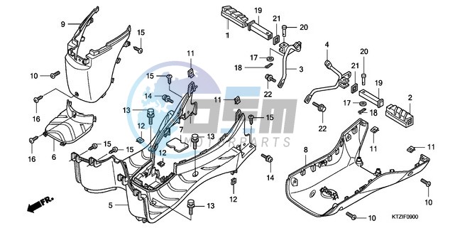 FLOOR STEP/PILLION STEP