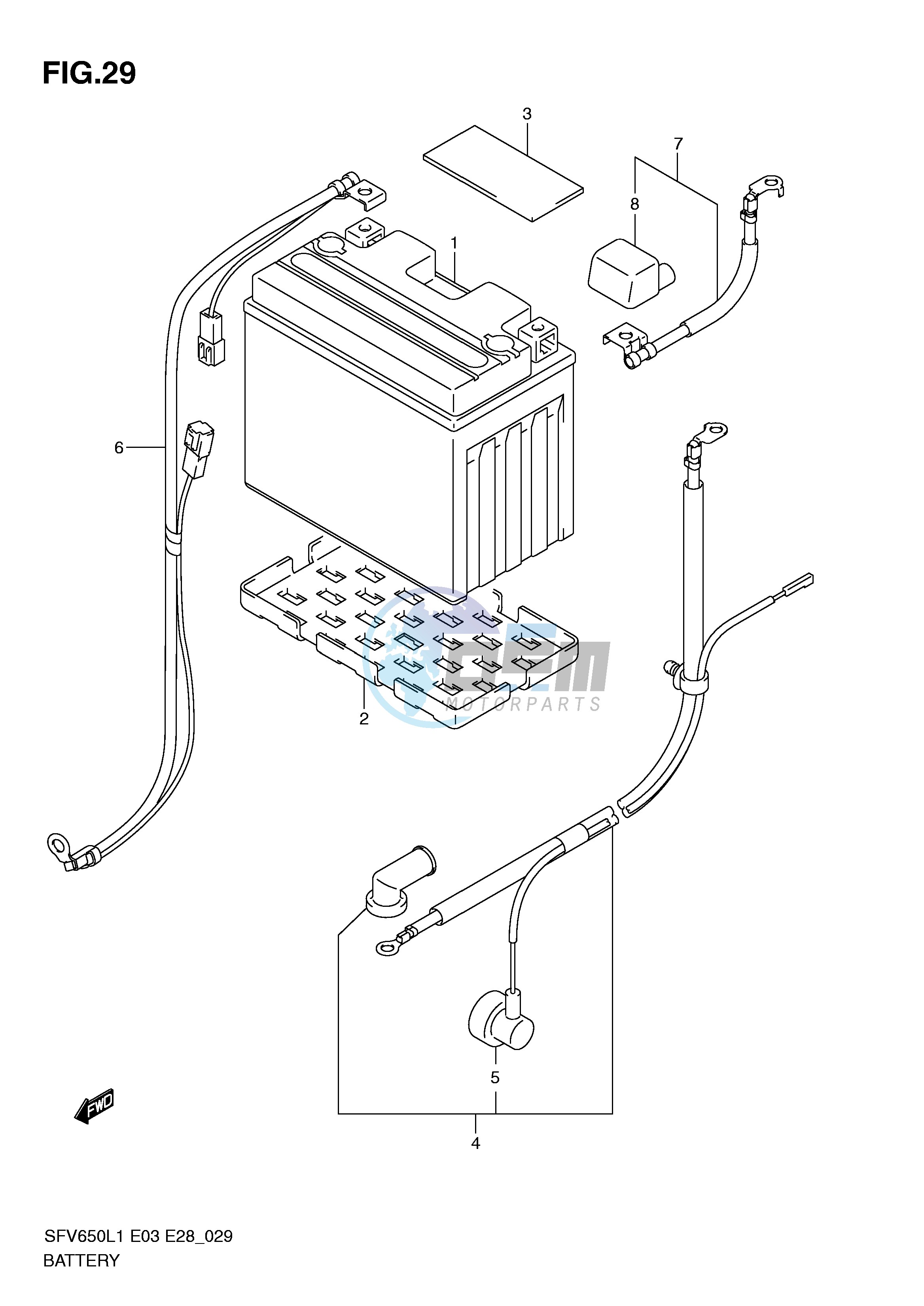 BATTERY (SFV650L1 E28)