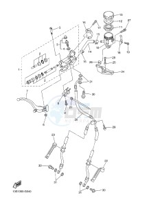 YZF-R6 600 R6 (2CXH) drawing FRONT MASTER CYLINDER