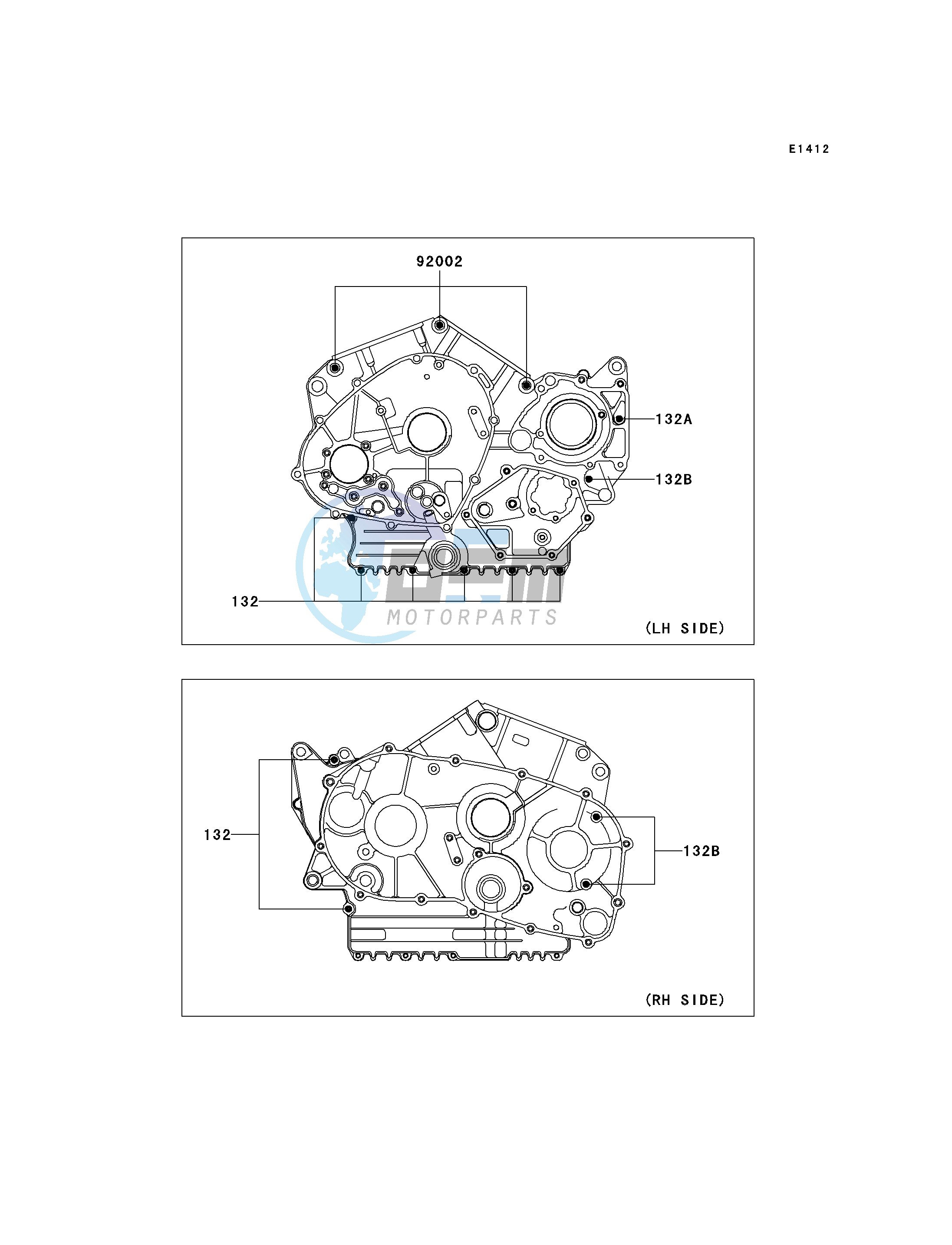 CRANKCASE BOLT PATTERN