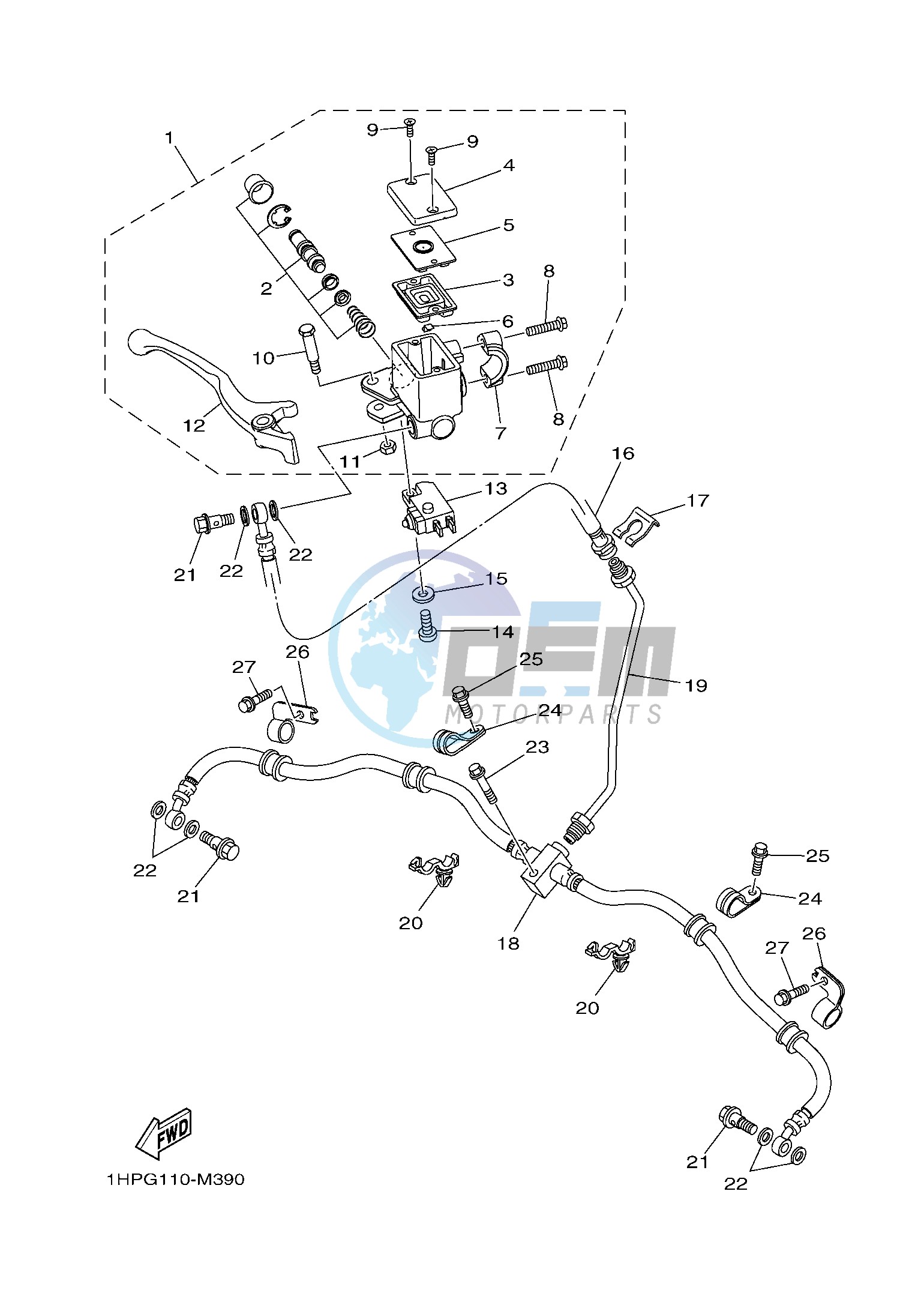 FRONT MASTER CYLINDER