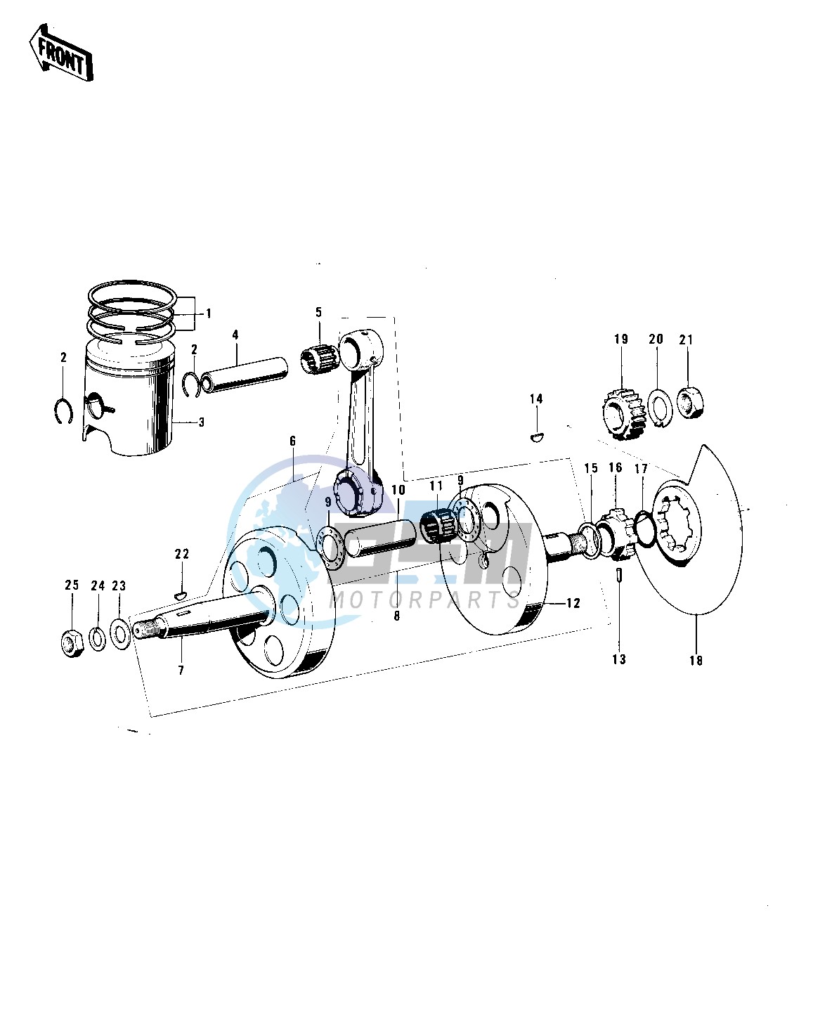 CRANKSHAFT_PISTON_ROTARY VALVE -- 74-75 F7-C_F6-D- -