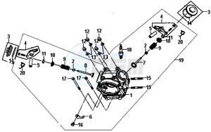 CROX 50 (AE05W6-NL) (L5-M1) drawing CYLINDER HEAD COMPLETE