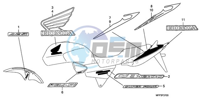 MARK (CB1300/CB1300A)