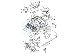 FZS FAZER 1000 drawing INTAKE