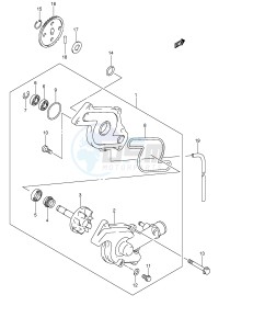 DL650 (E2) V-Strom drawing WATER PUMP