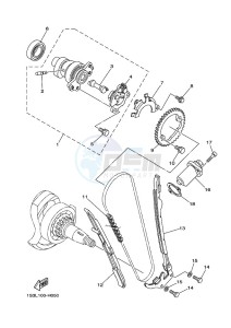 YFM700R (BMD7) drawing CAMSHAFT & CHAIN