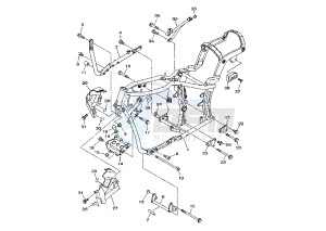 XVS A DRAG STAR CLASSIC 1100 drawing FRAME