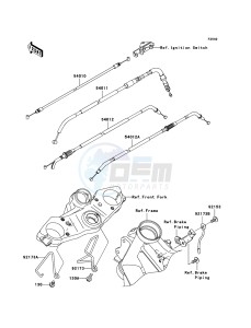 VERSYS_ABS KLE650DBF GB XX (EU ME A(FRICA) drawing Cables