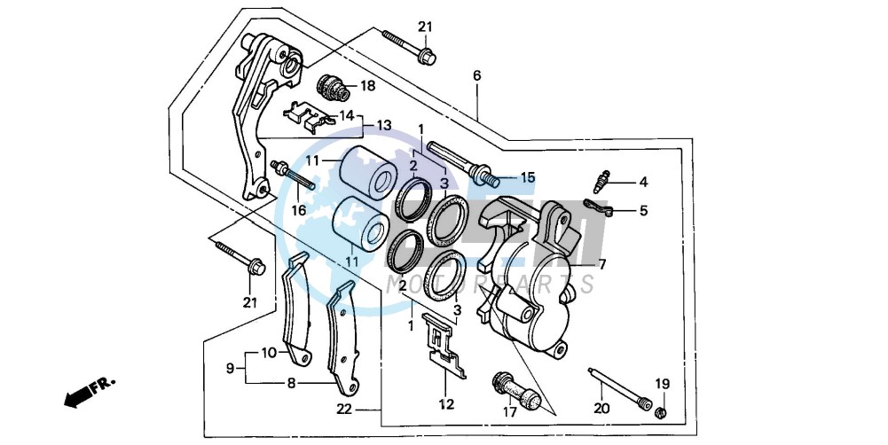 FRONT BRAKE CALIPER