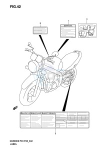 GS500 (P3) drawing LABEL (MODEL K3)