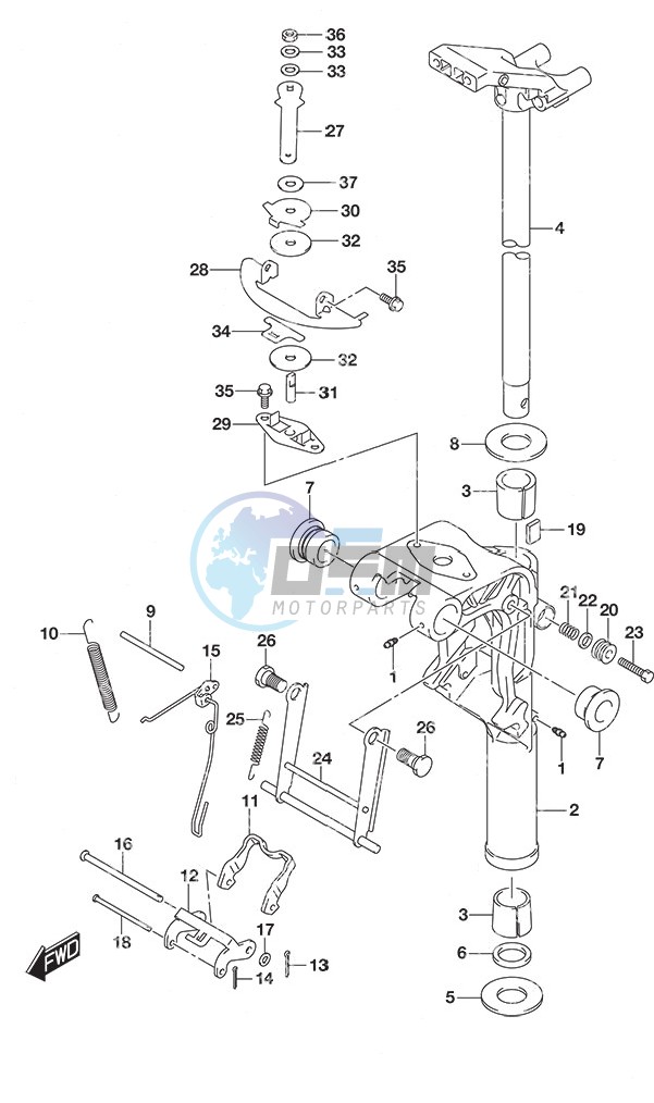 Swivel Bracket Non-Remote Control