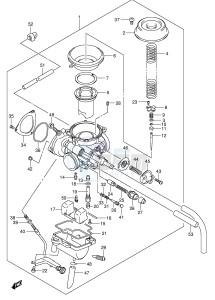 LT-F250 (E17) drawing CARBURETOR