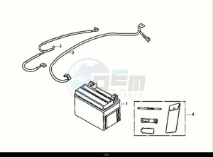 ORBIT III 50 (XE05W2-NL) (E5) (M1) drawing BATTERY - TOOL BOX