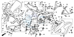 CBF1000S drawing COWL