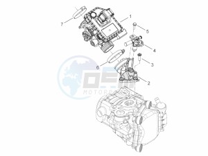 MP3 300 YOURBAN LT RL-SPORT NOABS E4 (EMEA) drawing Throttle body - Injector - Induction joint