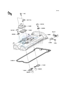 ER-6N ER650C9F GB XX (EU ME A(FRICA) drawing Cylinder Head Cover