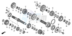 XL1000VA VARADERO drawing TRANSMISSION