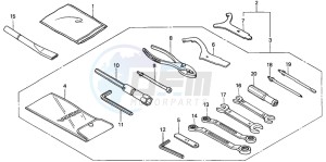 VFR800A drawing TOOLS