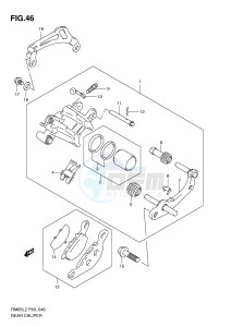 RM85 (P03) drawing REAR CALIPER