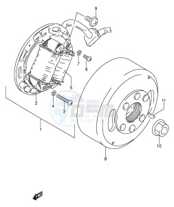 AX100 (E94) drawing MAGNETO