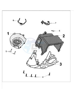 TWEET 50 VA X drawing ENGINE COVER