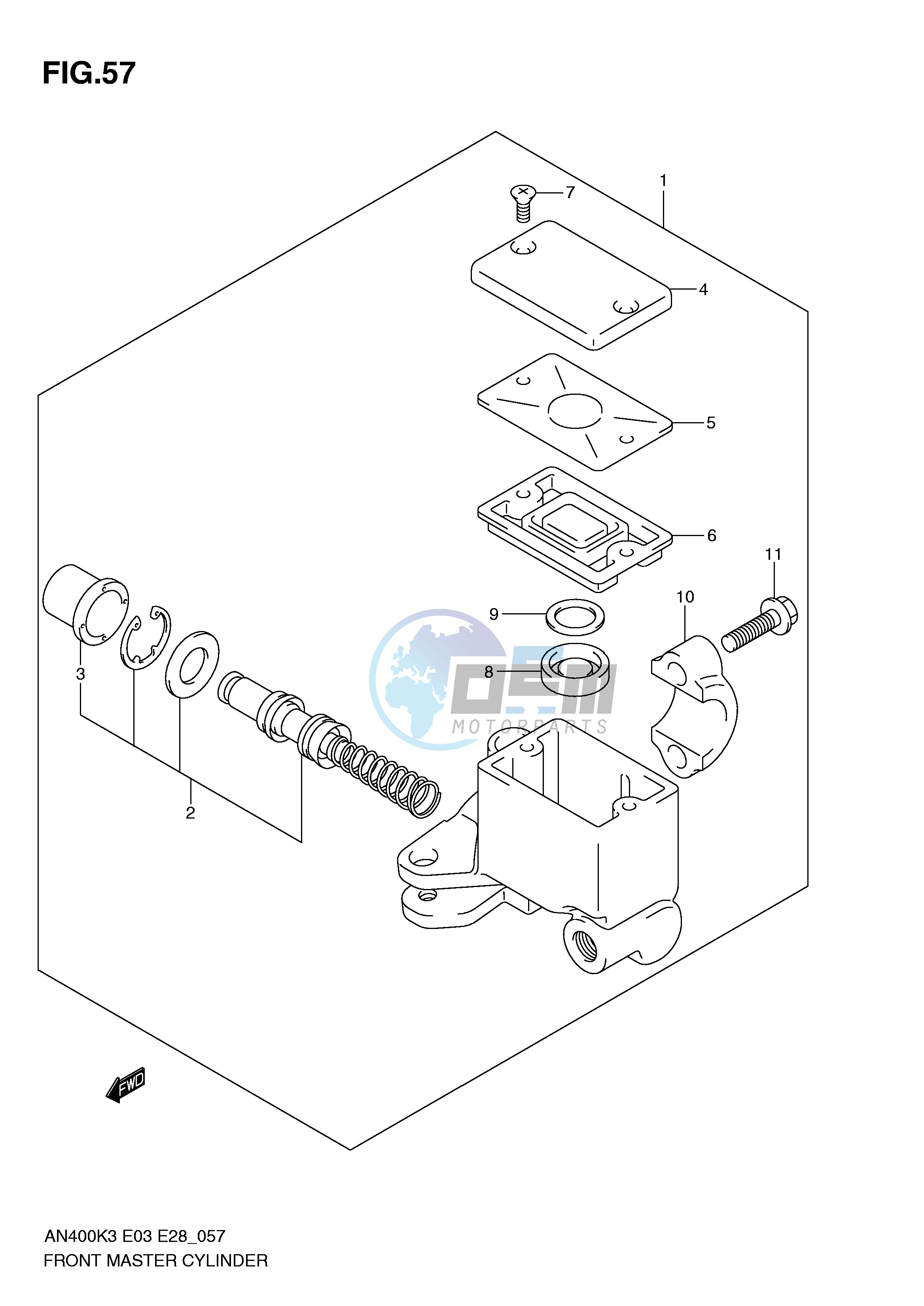 FRONT MASTER CYLINDER