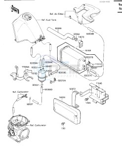 KL 650 A [KLR650] (A1-A5) [KLR650] drawing CANISTER