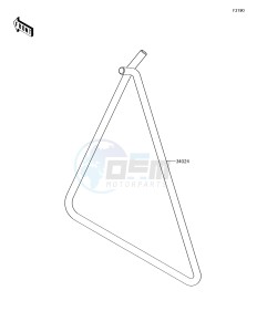 KX85-II KX85DJF EU drawing Stand(s)