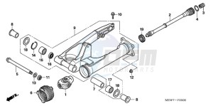 NT700VAA Europe Direct - (ED / ABS) drawing SWINGARM