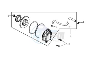 EURO MX EU2 - 150 cc drawing CYLINDER HEAD COVER