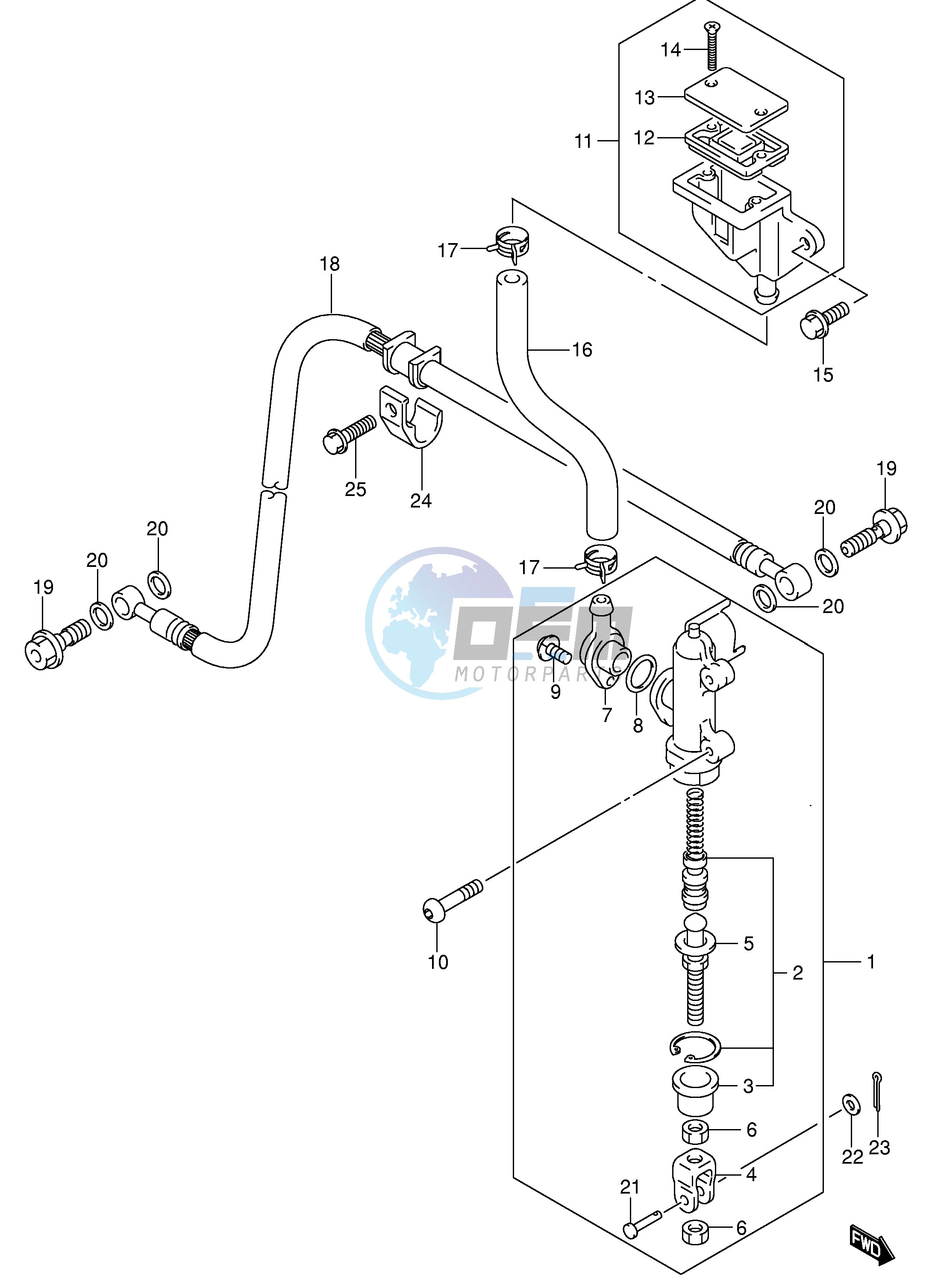 REAR MASTER CYLINDER