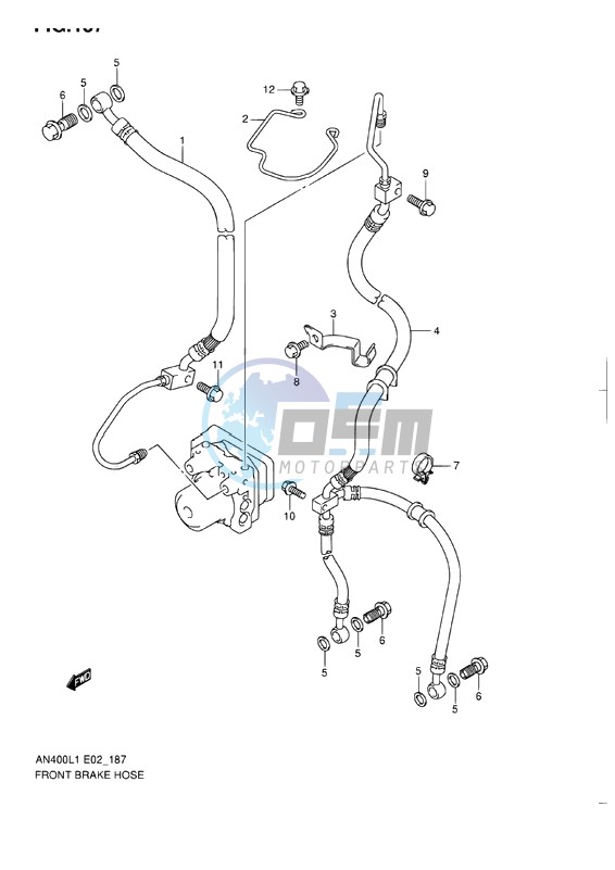 FRONT BRAKE HOSE