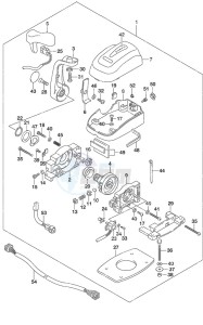 DF 350A drawing Top Mount Single