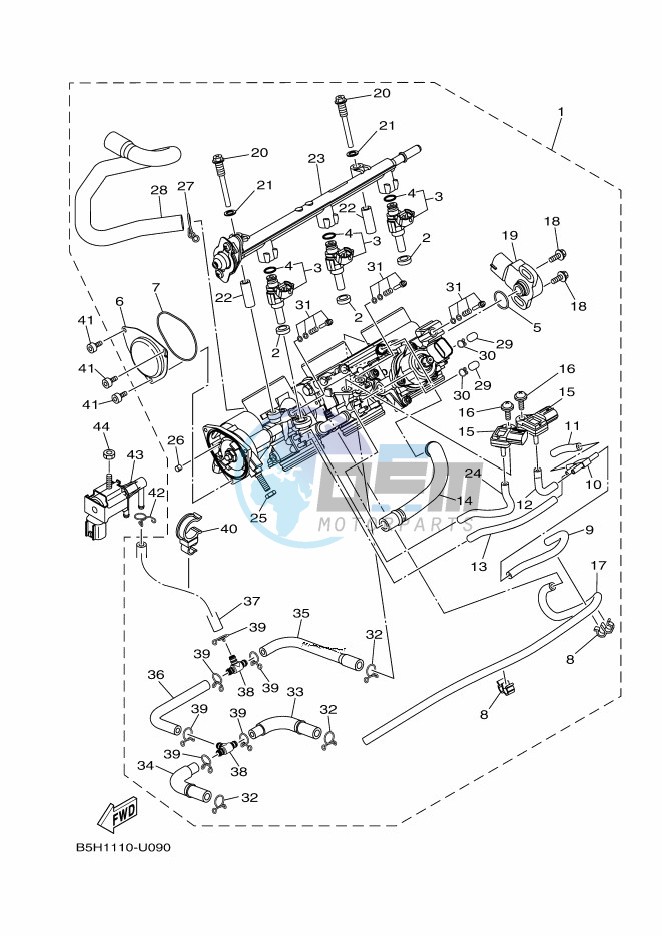 THROTTLE BODY ASSY 1