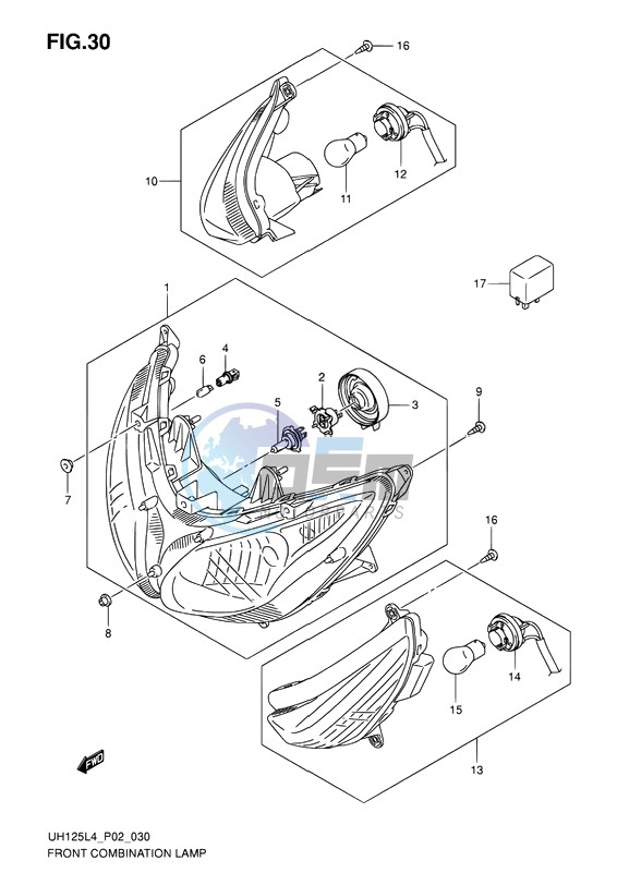 FRONT COMBINATION LAMP