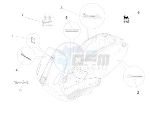 Primavera 50 2T (EMEA, APAC) drawing Plates - Emblems