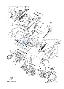 MTN1000 MTN-1000 MT-10 (B671) drawing COWLING 3