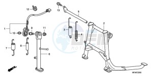 CBF1000T9 F / ABS CMF drawing STAND