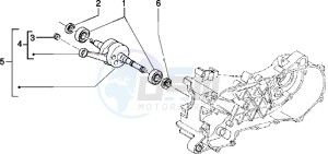 Typhoon 125 drawing Crankshaft