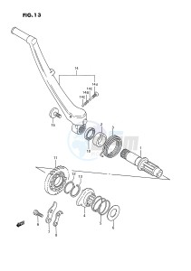 RMX250 (E3) drawing KICK STARTER