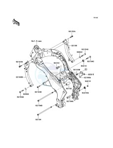 Z1000 ZR1000DCF FR GB XX (EU ME A(FRICA) drawing Engine Mount