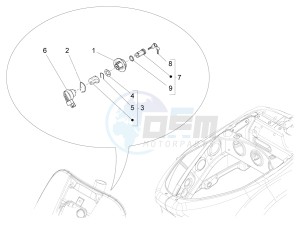 SXL 150 4T 3V CARB drawing Locks