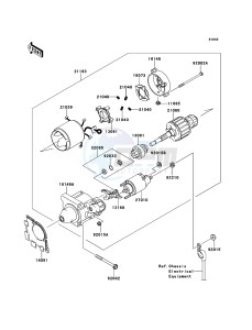 MULE_600 KAF400BDF EU drawing Starter Motor