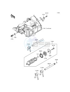 NINJA 300 ABS EX300BEF XX (EU ME A(FRICA) drawing Gear Change Drum/Shift Fork(s)