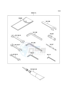 Z1000_ABS ZR1000ECFA FR XX (EU ME A(FRICA) drawing Owner's Tools