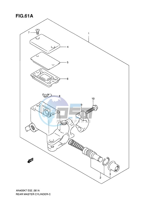 REAR MASTER CYLINDER